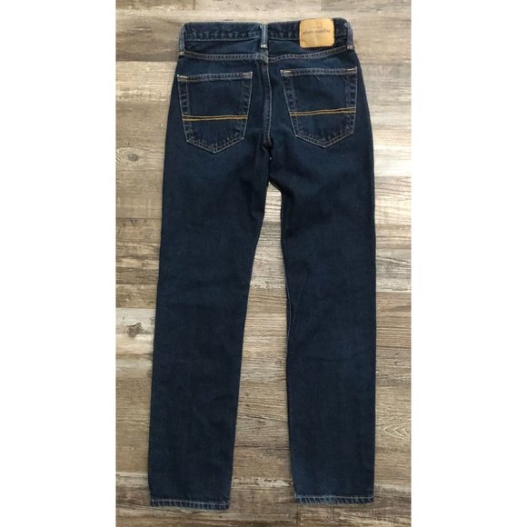 Abercombie & Fitch Kids Size 16 Slim Dark Wash Blue Jeans - Picture 2 of 6